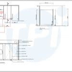 Cubicle - Recessed Pedestal Overhead Braced (RO) - Toilet Partitions ...