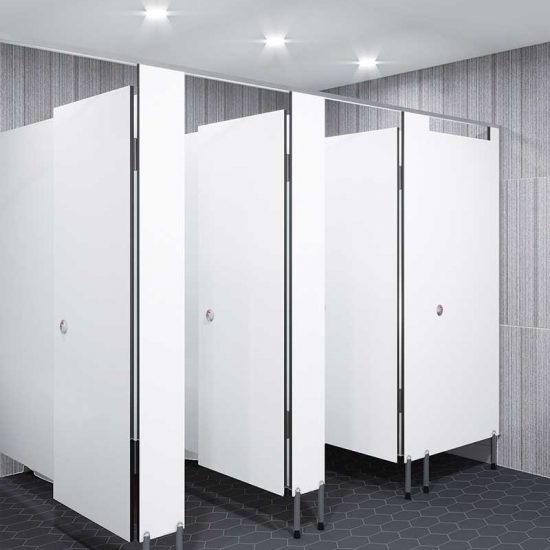 Cubicle - Pedestal Mounted Overhead Braced (PO) - Toilet Partitions ...