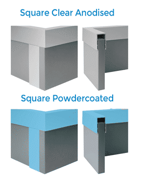TPI Square Aluminium Options