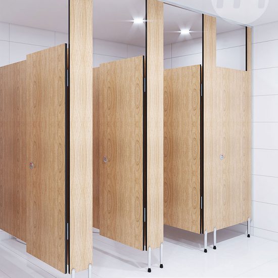 Cubicle - Pedestal Mounted Ceiling Fixed (PC) - Toilet Partitions ...