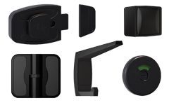 Metlam Sera Black Designer Door Furniture