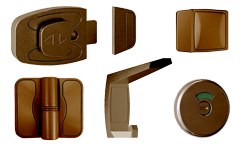 Metlam Sera Satin Bronze Door Furniture