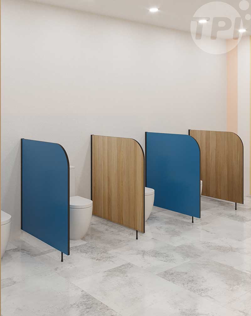 Urinal /  Privacy Screen - Pedestal Mounted Childcare Classic Dividers